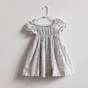 Edgehill Collection Dress Cottagecore 3T Girls Floral Bird Toile Vine